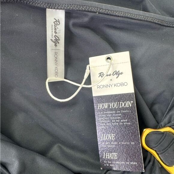 NEW Ronny Kobo x Reina Olga Ronny Skirt Black Size 2 / Medium - Picture 13 of 14